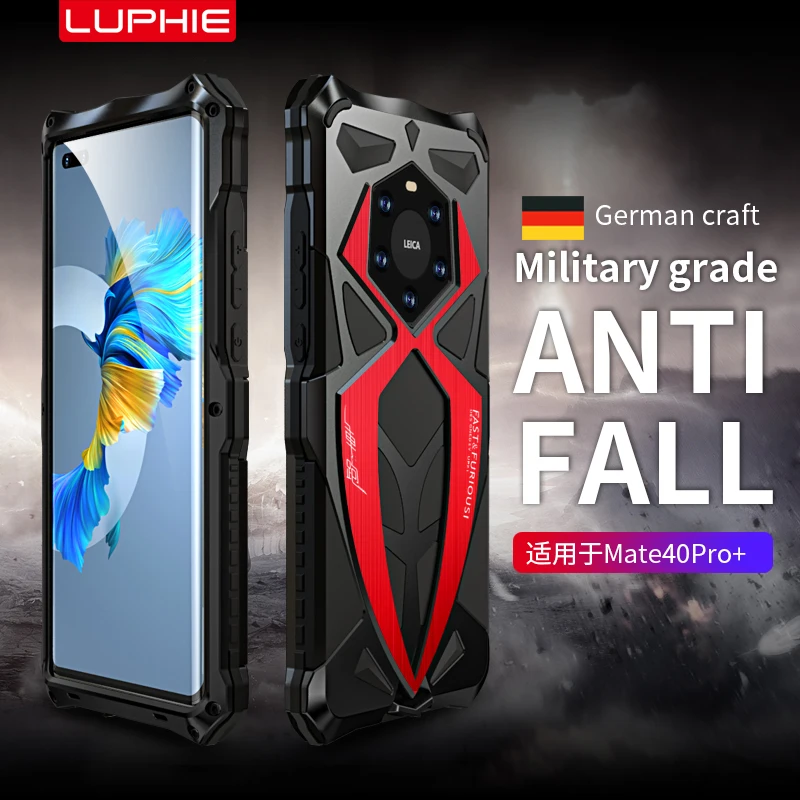 Luphie Aluminum Metal Silicone Shockproof Case Cover For Huawei Mate 40 Pro Mate40 Pro + Plus Dirt Shock Proof Cover Case 
Luphie Aluminum Metal Silicone Shockproof Case Cover For Huawei Mate 40 Pro Mate40 Pro + Plus Dirt Shock Proof Cover Case