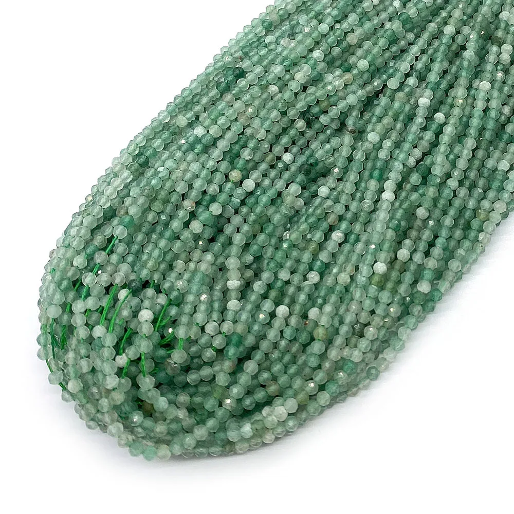 Natural Stone Seed Beads Green Aventurine Loose Beads for Jewelry Making DIY Bracelets Necklaces 2/3/4mm Facet Round Accessories
Natural Stone Seed Beads Green Aventurine Loose Beads for Jewelry Making DIY Bracelets Necklaces 2/3/4mm Facet Round Accessories