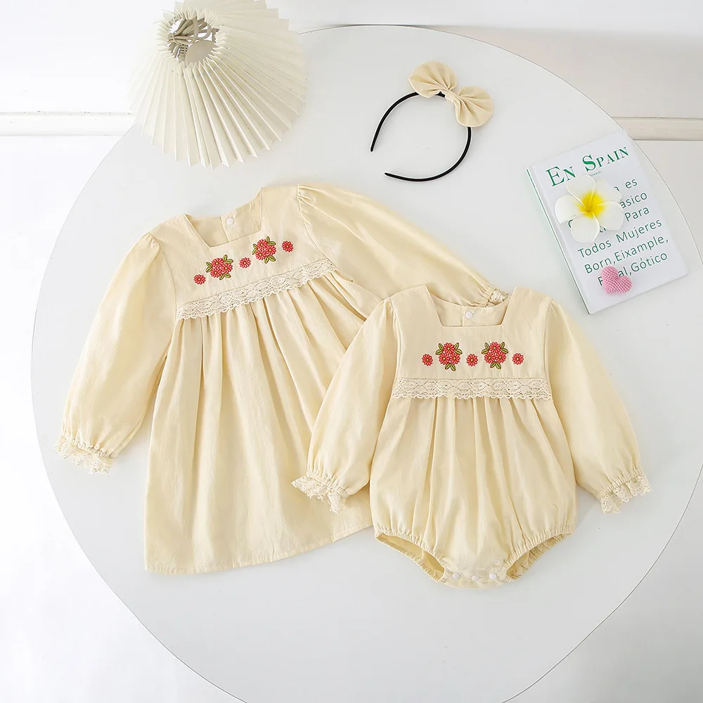 Flower Girl Dresses Newborn Infant Long Sleeve Bodysuit 2023 Autumn Spring Baby Twins Clothes Brother Sister Matching Outifits
Flower Girl Dresses Newborn Infant Long Sleeve Bodysuit 2023 Autumn Spring Baby Twins Clothes Brother Sister Matching Outifits