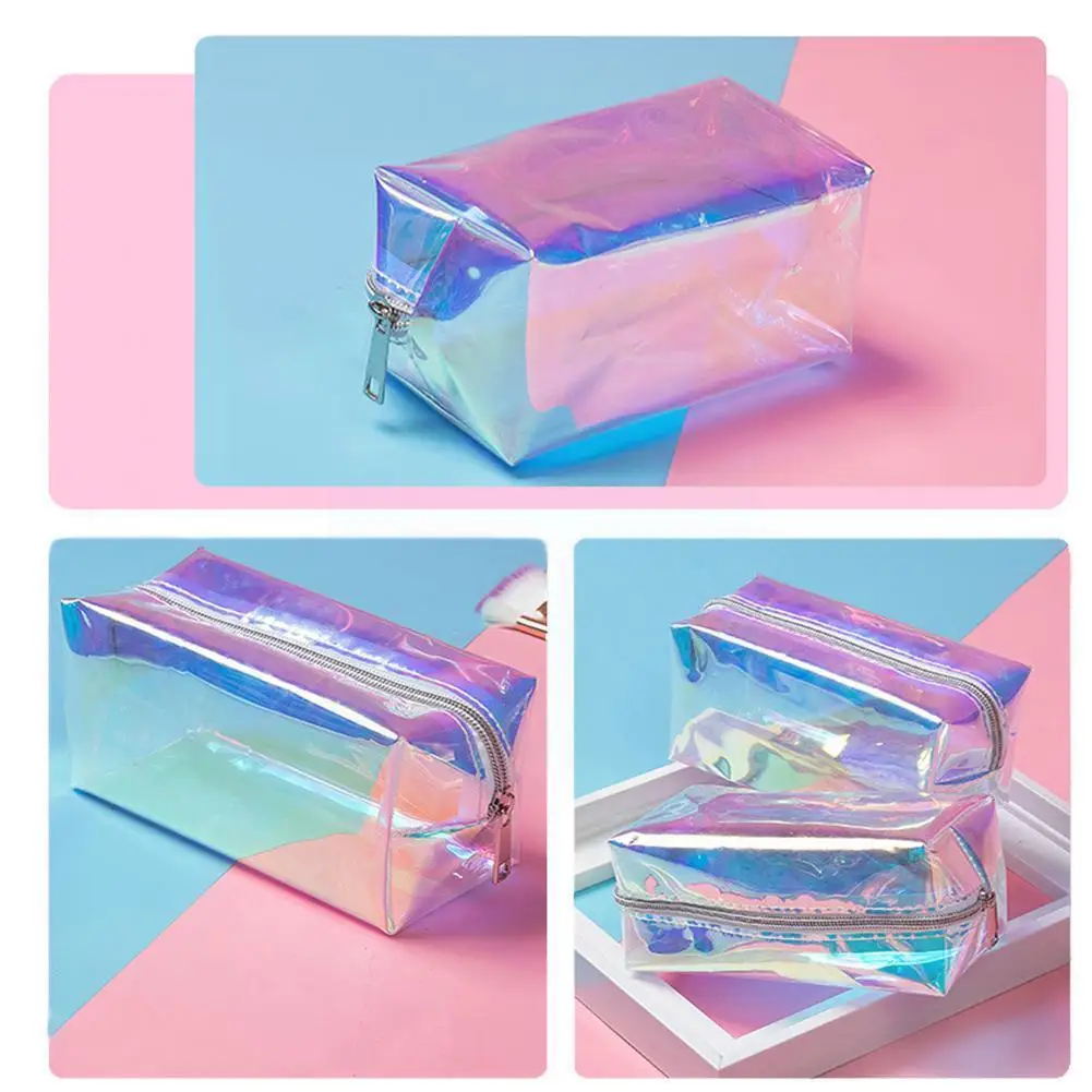 Travel Cosmetic Bag Holographic Pencil Large Capacity Pencil Transparent Waterproof Storage Bag Storage T8m6
Travel Cosmetic Bag Holographic Pencil Large Capacity Pencil Transparent Waterproof Storage Bag Storage T8m6