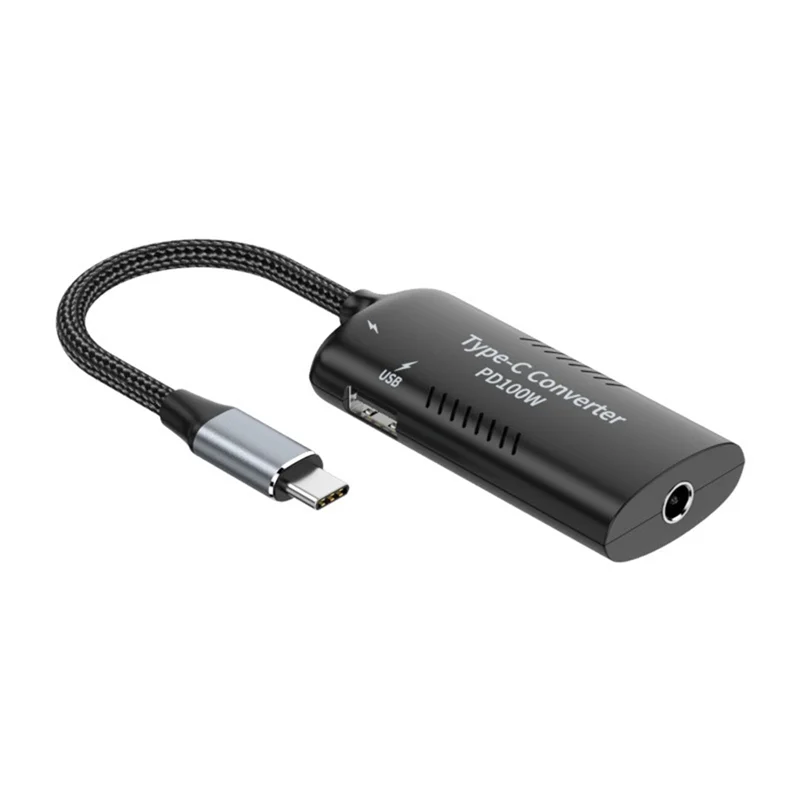 DC5521/5525 Female to Type-C Multi-Function Adapter Cable Support PD3.0 100W for Laptop Power DC Conversion Adapter
DC5521/5525 Female to Type-C Multi-Function Adapter Cable Support PD3.0 100W for Laptop Power DC Conversion Adapter