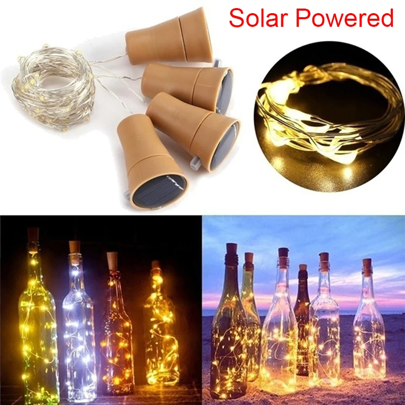 1 PC Solar Energy Wine Bottle Lights Waterproof LED Strings Copper Wire Home Party Decoration Copper String Light High Quality
1 PC Solar Energy Wine Bottle Lights Waterproof LED Strings Copper Wire Home Party Decoration Copper String Light High Quality