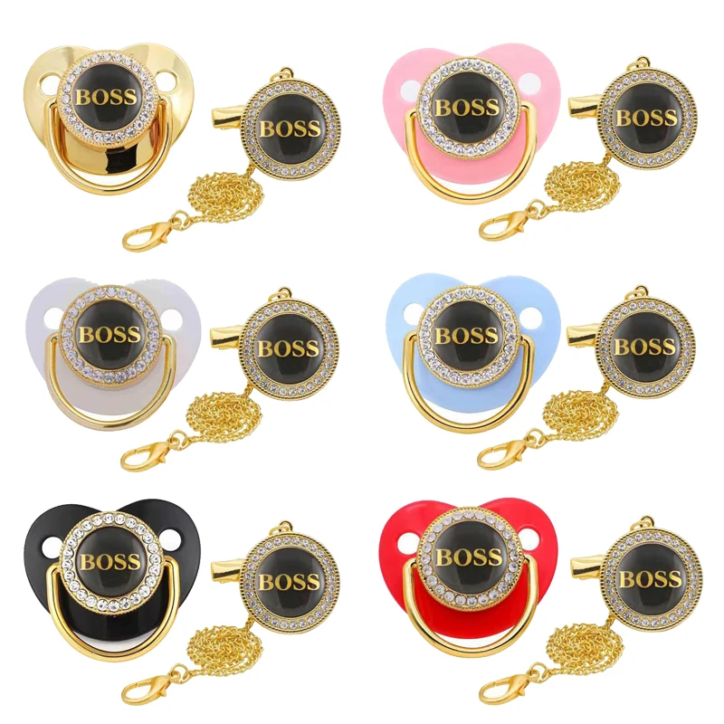 Детская Соска-пустышка с цепочкой и зажимом с буквенным принтом, роскошная блестящая Соска-пустышка для новорожденных, Силиконовая пустышка без бисфенола А, пустышка-пустышка для детей от 0 до 18 месяцев
Детская Соска-пустышка с цепочкой и зажимом с буквенным принтом, роскошная блестящая Соска-пустышка для новорожденных, Силиконовая пустышка без бисфенола А, пустышка-пустышка для детей от 0 до 18 месяцев