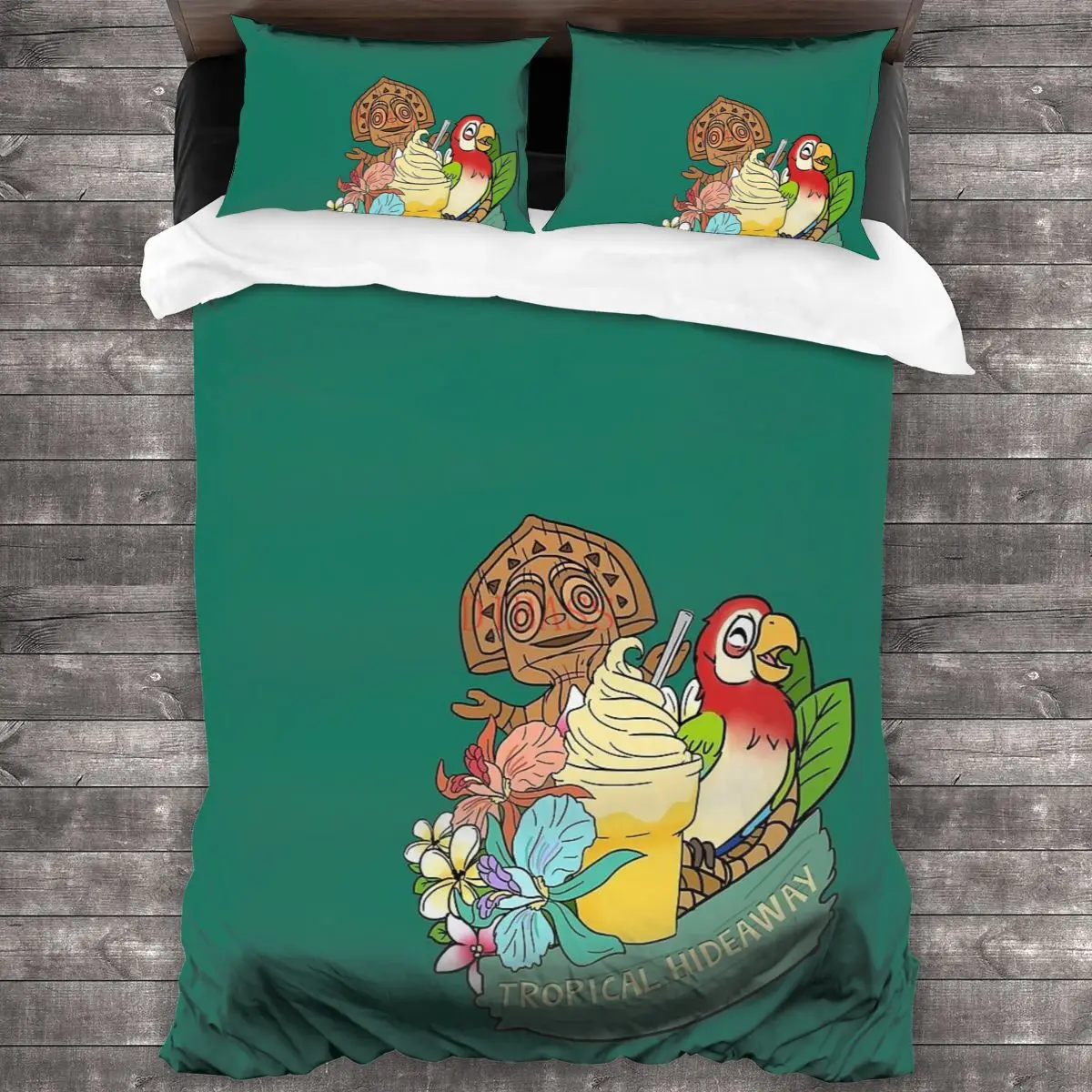 Tropical Hideaway Soft Microfiber Comforter Set with 2 Pillowcase, Quilt Cover With Zipper Closure King Size Comforter Cover
Tropical Hideaway Soft Microfiber Comforter Set with 2 Pillowcase, Quilt Cover With Zipper Closure King Size Comforter Cover