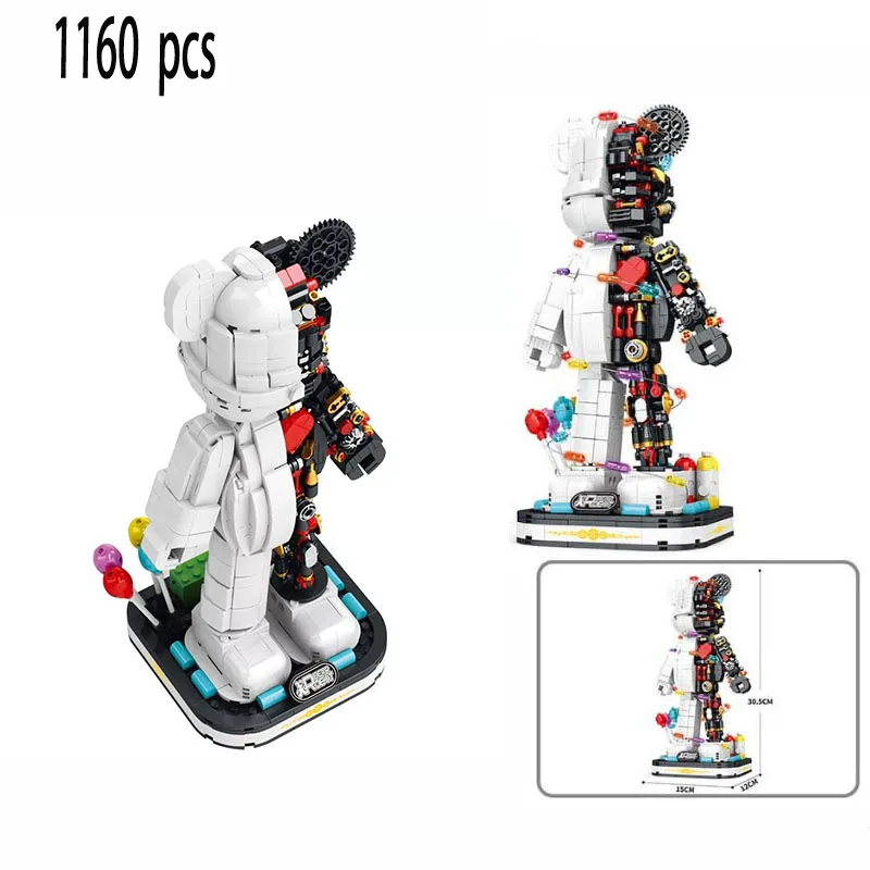 MOC 6303 Arm Violent Bear Building Blocks Translucent Funny Bear Robot Mechanical Bear Model Building Blocks Children's Toys
MOC 6303 Arm Violent Bear Building Blocks Translucent Funny Bear Robot Mechanical Bear Model Building Blocks Children's Toys