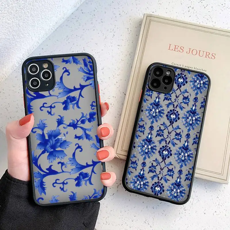 Blue and white porcelain Phone Case matte transparent For iphone 7 8 11 12 13 plus mini x xs xr pro max cover
Blue and white porcelain Phone Case matte transparent For iphone 7 8 11 12 13 plus mini x xs xr pro max cover