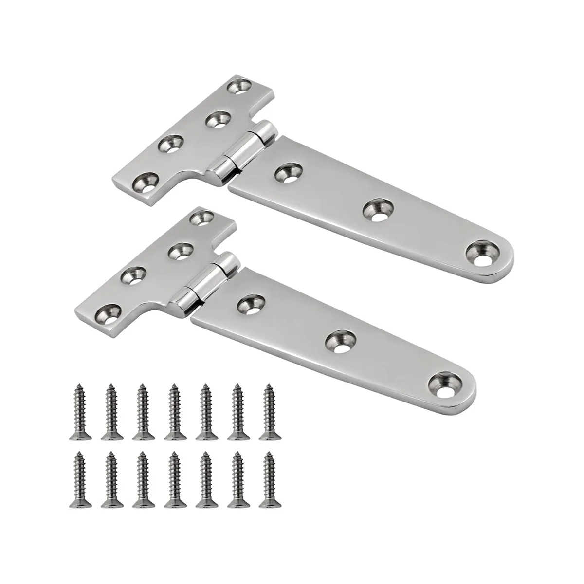 2 Pieces Heavy Duty T Hinge 6Inch x 3Inch Casting Hinge 316 Stainless Steel for Boat& AUTO
2 Pieces Heavy Duty T Hinge 6Inch x 3Inch Casting Hinge 316 Stainless Steel for Boat& AUTO