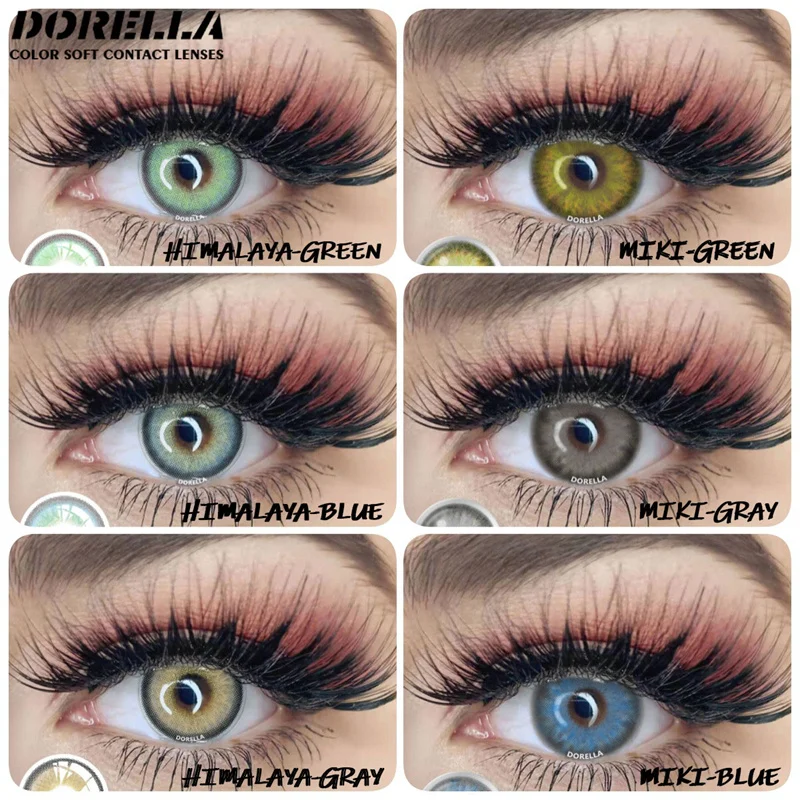 D'ORELLA Natural Color Contact Lenses for Eyes 2pcs Blue Green Colored Lens Beautiful Pupil Yearly Makeup Cosmetic Contact Lens
D'ORELLA Natural Color Contact Lenses for Eyes 2pcs Blue Green Colored Lens Beautiful Pupil Yearly Makeup Cosmetic Contact Lens
