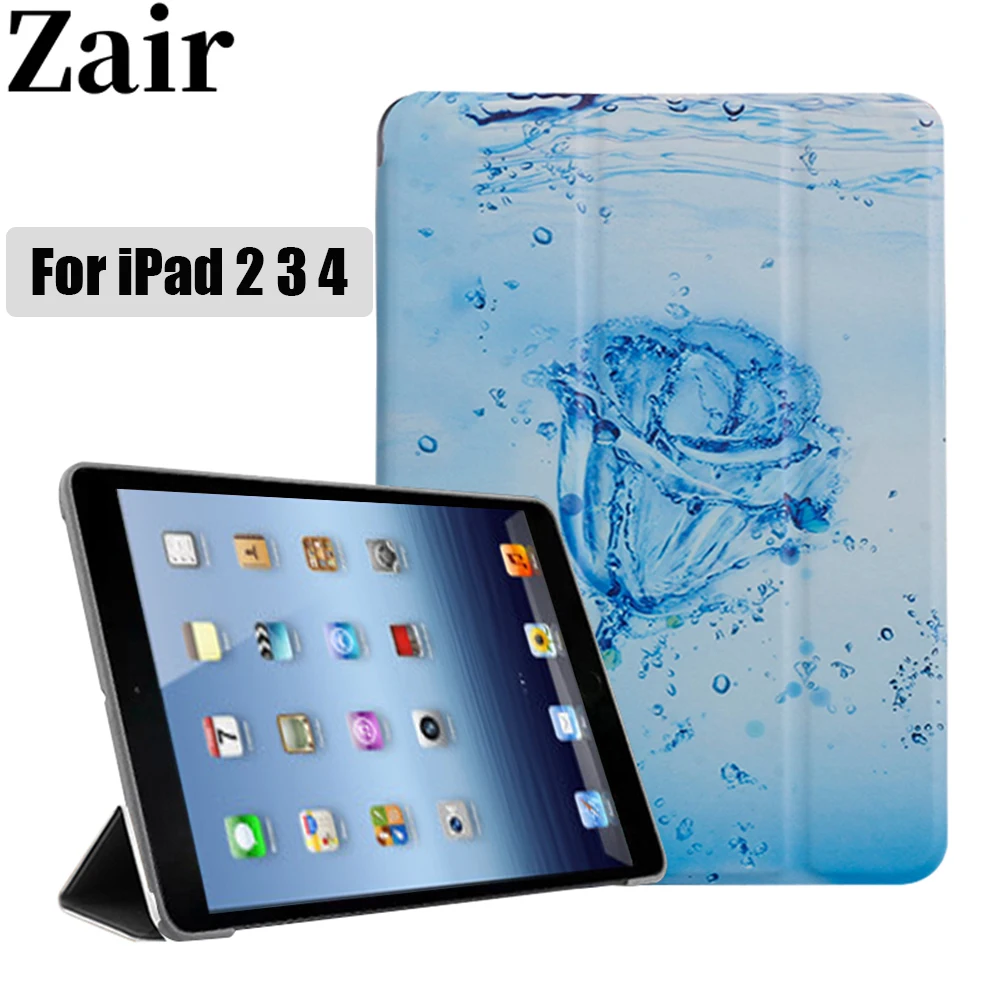

Cover For iPad 2 iPad 3 iPad 4 Case PU Leather Stand Cover A1395 A1396 A1397 A1416 A1430 A1403 A1458 A1459 A1460 Tablet Funda