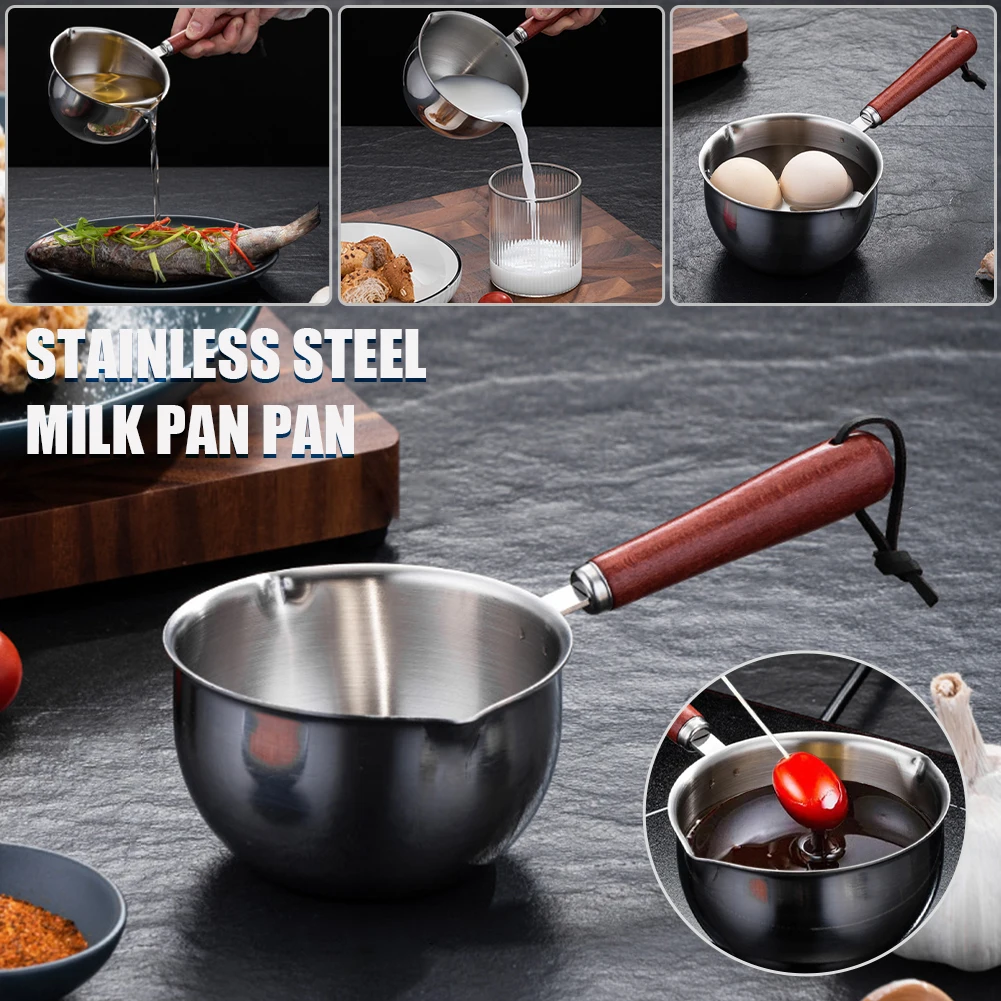150ml/300ml Skillet 304 Stainless Steel Flavor Splash Skillet Cook Tools Household Egg Frying Pan Hot Oil Portable Scalding Pan
150ml/300ml Skillet 304 Stainless Steel Flavor Splash Skillet Cook Tools Household Egg Frying Pan Hot Oil Portable Scalding Pan