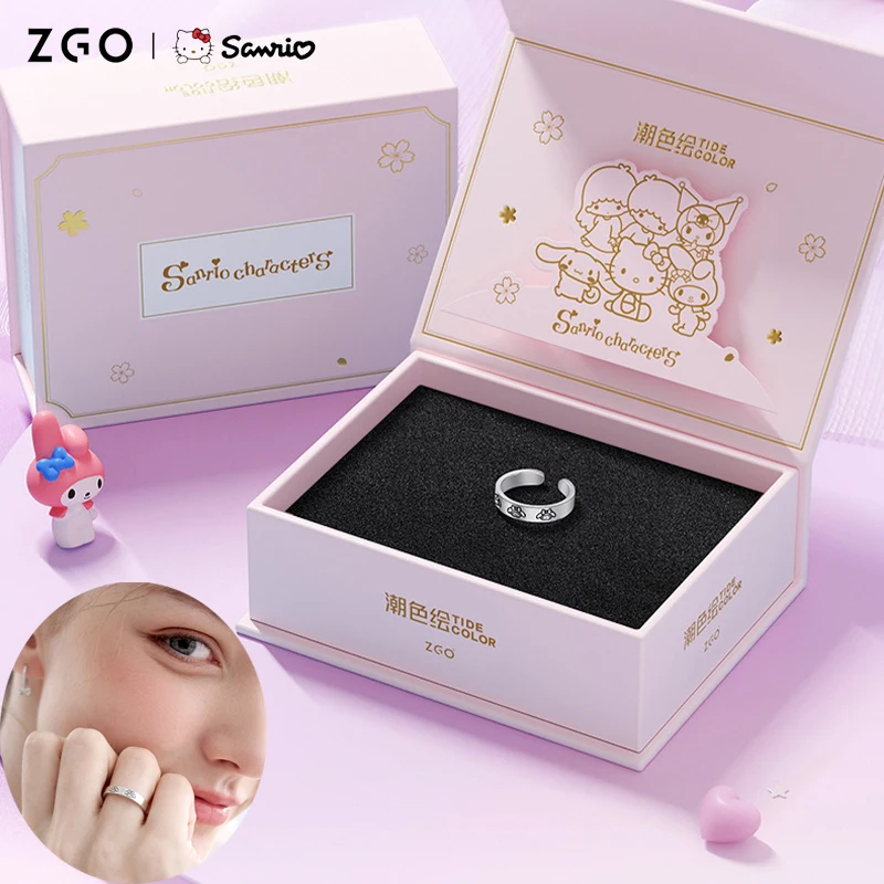 Kawaii Sanrio My Melody Genuine Joint Name Ring 925 Sterling Silver Fashion Minimalist Style Bestie Couple Bracelet Girls Gift
Kawaii Sanrio My Melody Genuine Joint Name Ring 925 Sterling Silver Fashion Minimalist Style Bestie Couple Bracelet Girls Gift