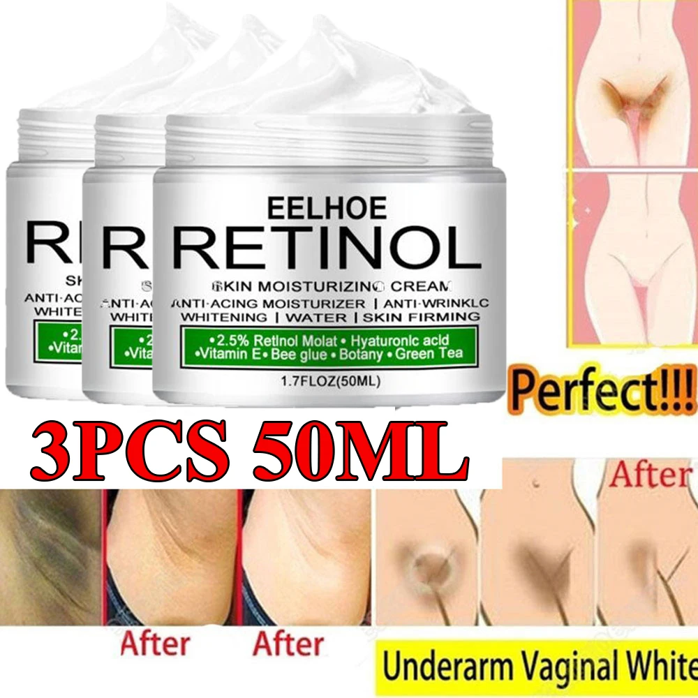 3PCS Body Whitening Cream Private Parts Underarm Bleaching Serum Butt Knee Brighten Inner Thigh Intimate Dark Remove Melanin 50g
3PCS Body Whitening Cream Private Parts Underarm Bleaching Serum Butt Knee Brighten Inner Thigh Intimate Dark Remove Melanin 50g