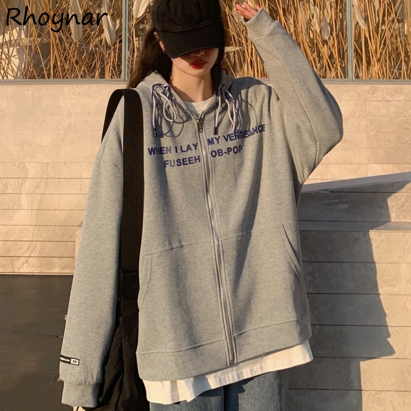 Hoodies Women Plus Velvet Loose Zipper Ulzzang Colleges Streetwear Spring Autumn Clothing Warm Design Casual Popular Long Sleeve
Hoodies Women Plus Velvet Loose Zipper Ulzzang Colleges Streetwear Spring Autumn Clothing Warm Design Casual Popular Long Sleeve
