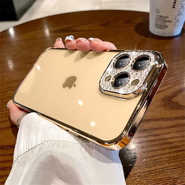 Lens Protector Glitter Diamond Clear Plating Phone Case For iPhone 13 12 11 Pro Max XR XS X 8 7 Plus Clear Silicone Black Cover
Lens Protector Glitter Diamond Clear Plating Phone Case For iPhone 13 12 11 Pro Max XR XS X 8 7 Plus Clear Silicone Black Cover