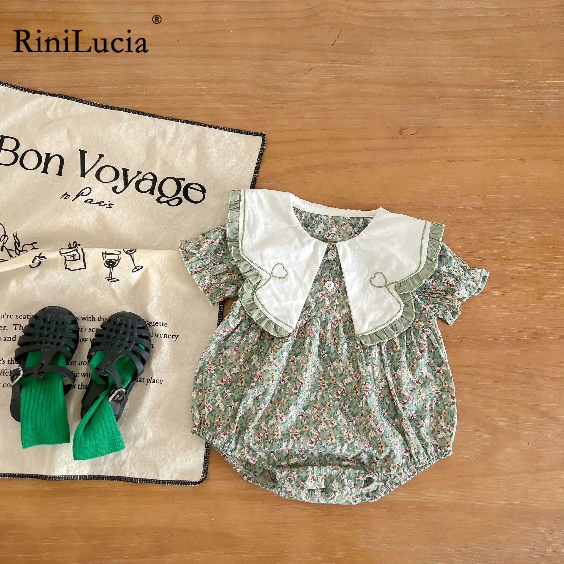 RiniLucia 2022 Newborn Toddler Infant Baby Girls Short Sleeve Romper Jumpsuit Ruffled Outfits Children Summer Clothing Wholesale
RiniLucia 2022 Newborn Toddler Infant Baby Girls Short Sleeve Romper Jumpsuit Ruffled Outfits Children Summer Clothing Wholesale