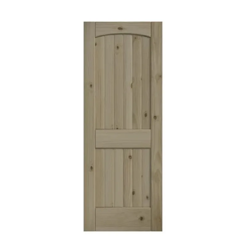 EightDoors 80" x 32" 2 Panel V-Grooved Arch Top Knotty Pine Unfinished Solid Wood Core Door
EightDoors 80" x 32" 2 Panel V-Grooved Arch Top Knotty Pine Unfinished Solid Wood Core Door