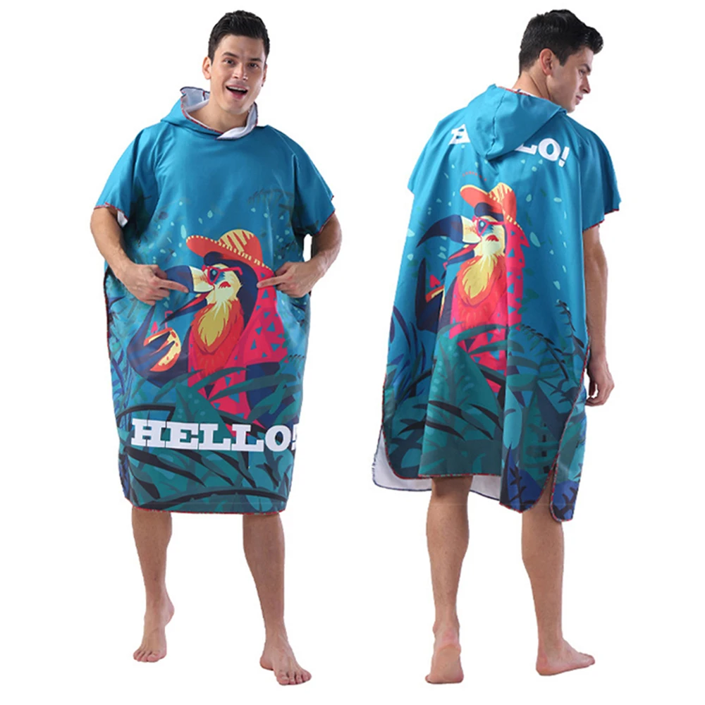 Beach Towel For Adults Microfiber Fabric Printed Hooded Bath Towel With Cloak Bathrobe Quick Dry Fitness Swimming Pool
Beach Towel For Adults Microfiber Fabric Printed Hooded Bath Towel With Cloak Bathrobe Quick Dry Fitness Swimming Pool