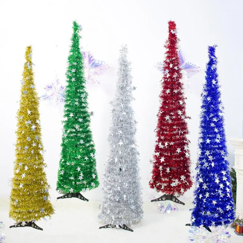 

Christmas Five-pointed Star Garland Christmas Tree Creative Shopping Mall DIY Simple 1.5 Meters Christmas Tree Decoration 2022