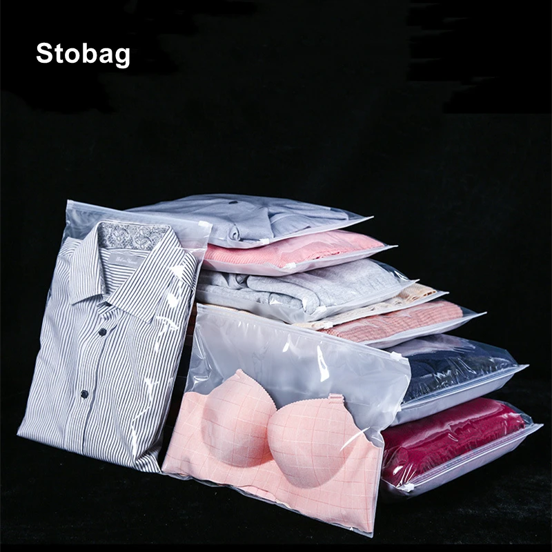 StoBag 25pcs Transparent Frosted Plastic Clothing Packing Ziplock Bags Travel Shipping Sealed Luggage Storage Clothes Organizer
StoBag 25pcs Transparent Frosted Plastic Clothing Packing Ziplock Bags Travel Shipping Sealed Luggage Storage Clothes Organizer