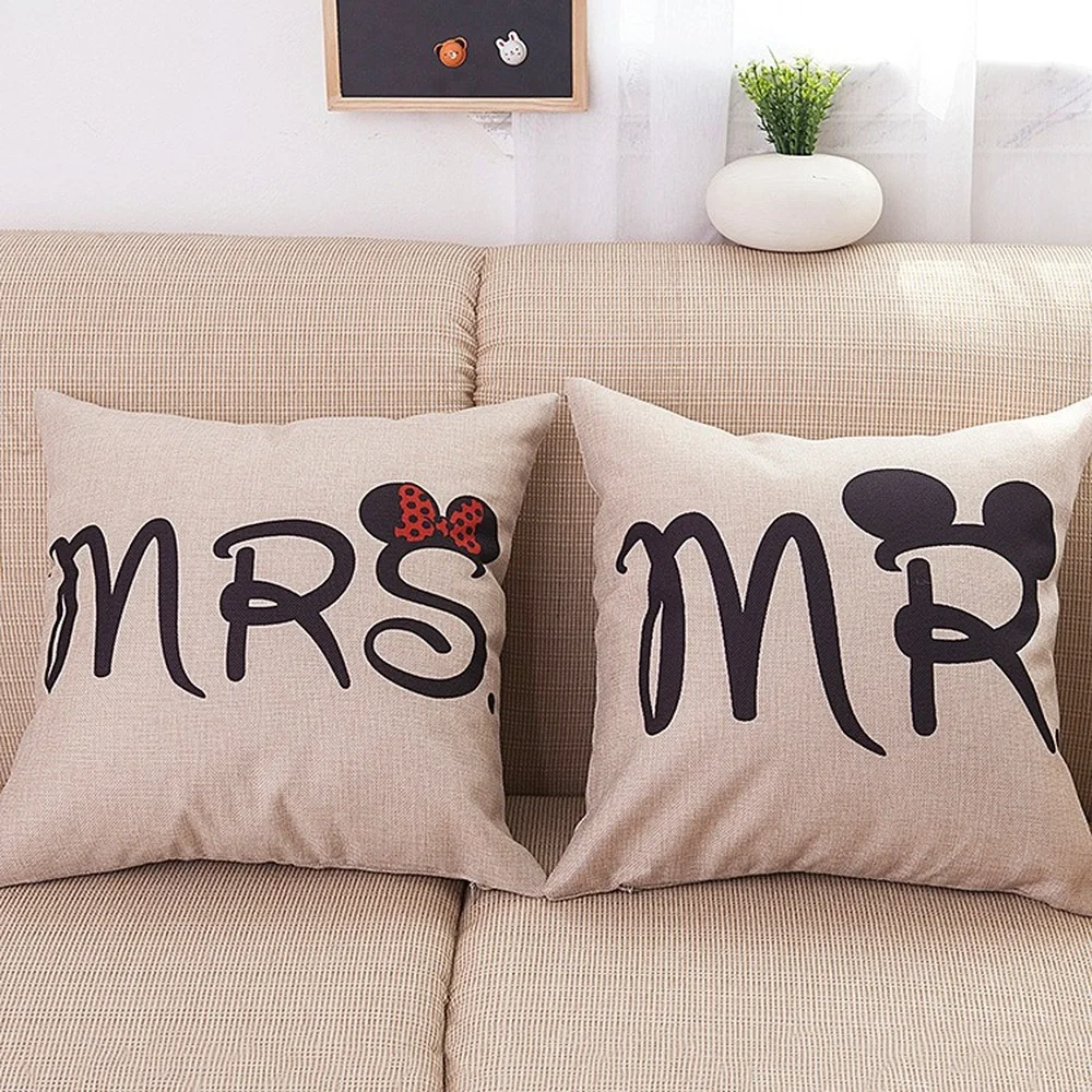 Pillow Covers Home Decorative Ins Couple Wedding Valentine's Day Linen Cushion Cover (Excluding Pillow Core) Pillowcase 45*45cm
Pillow Covers Home Decorative Ins Couple Wedding Valentine's Day Linen Cushion Cover (Excluding Pillow Core) Pillowcase 45*45cm