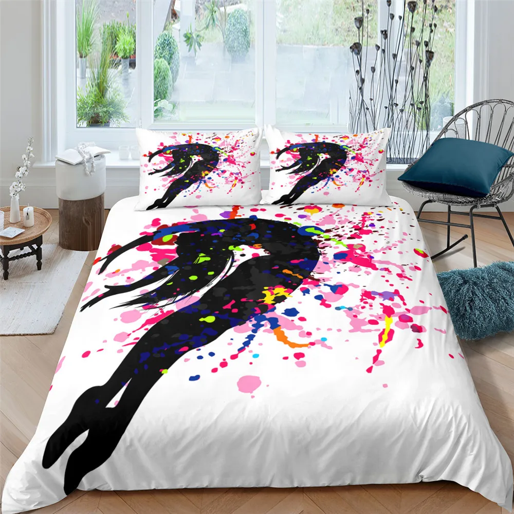 Romantic Style Duvet Cover Fairy Girl with Wings Pattern Bedding Set Women Couple Flying Butterflies Polyester Comforter Cover
Romantic Style Duvet Cover Fairy Girl with Wings Pattern Bedding Set Women Couple Flying Butterflies Polyester Comforter Cover