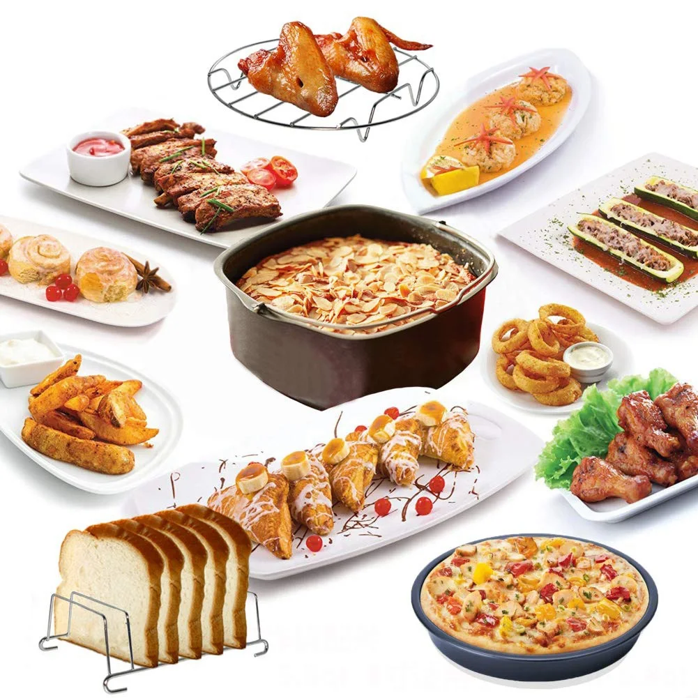 Air Fryer Accessories Compatible for Philips Air Fryer, COSORI and Deluxe Deep Accesorios Freidora De Aire Airfryer Accessories
Air Fryer Accessories Compatible for Philips Air Fryer, COSORI and Deluxe Deep Accesorios Freidora De Aire Airfryer Accessories