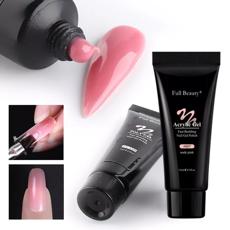 NEW IN Poly Extenstion Gel For Nails Fast Builder Nail Gel Polish Acrylic Quick Building UV LED Varnishes For Manicure Tool LY17
NEW IN Poly Extenstion Gel For Nails Fast Builder Nail Gel Polish Acrylic Quick Building UV LED Varnishes For Manicure Tool LY17
