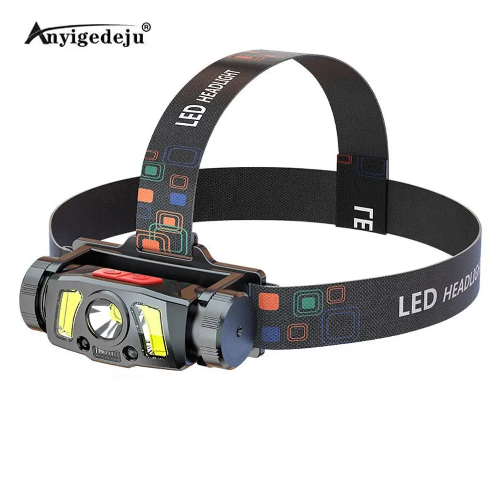 Super Bright Wave Induction COB+LED XPG Headlamp 5 Modes USB Charging Waterproof Headlight with Magnet Outdoor Cycling Camping
Super Bright Wave Induction COB+LED XPG Headlamp 5 Modes USB Charging Waterproof Headlight with Magnet Outdoor Cycling Camping