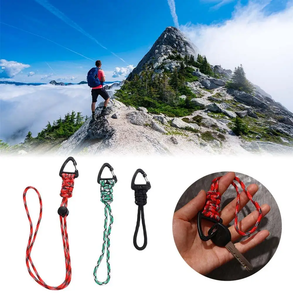 Camping Key Chain Parachute Cord Carabiner Backpack Key Ring Hand-Woven Starp Woven Paracord Keychain Nylon Lanyard
Camping Key Chain Parachute Cord Carabiner Backpack Key Ring Hand-Woven Starp Woven Paracord Keychain Nylon Lanyard