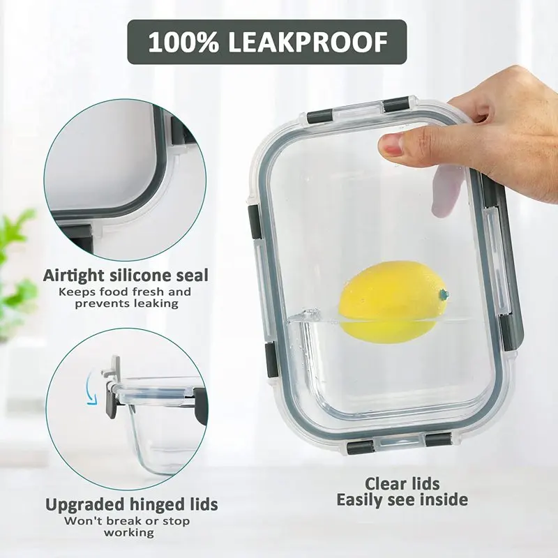 126 Characters: Amazing 10-Pack Airtight BPA-Free Glass Meal Prep Containers with Lids, Perfect for Food Storage, Lunchboxes and
126 Characters: Amazing 10-Pack Airtight BPA-Free Glass Meal Prep Containers with Lids, Perfect for Food Storage, Lunchboxes and
