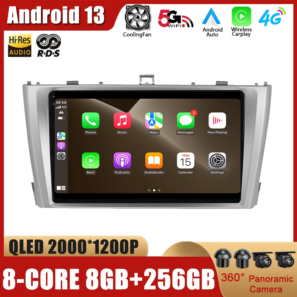 9"Android 13 For Toyota Avensis 3 2008 - 2015 Car Radio Multimedia Player Navigation GPS Carplay 4G WIFI QLED Screen 
9"Android 13 For Toyota Avensis 3 2008 - 2015 Car Radio Multimedia Player Navigation GPS Carplay 4G WIFI QLED Screen