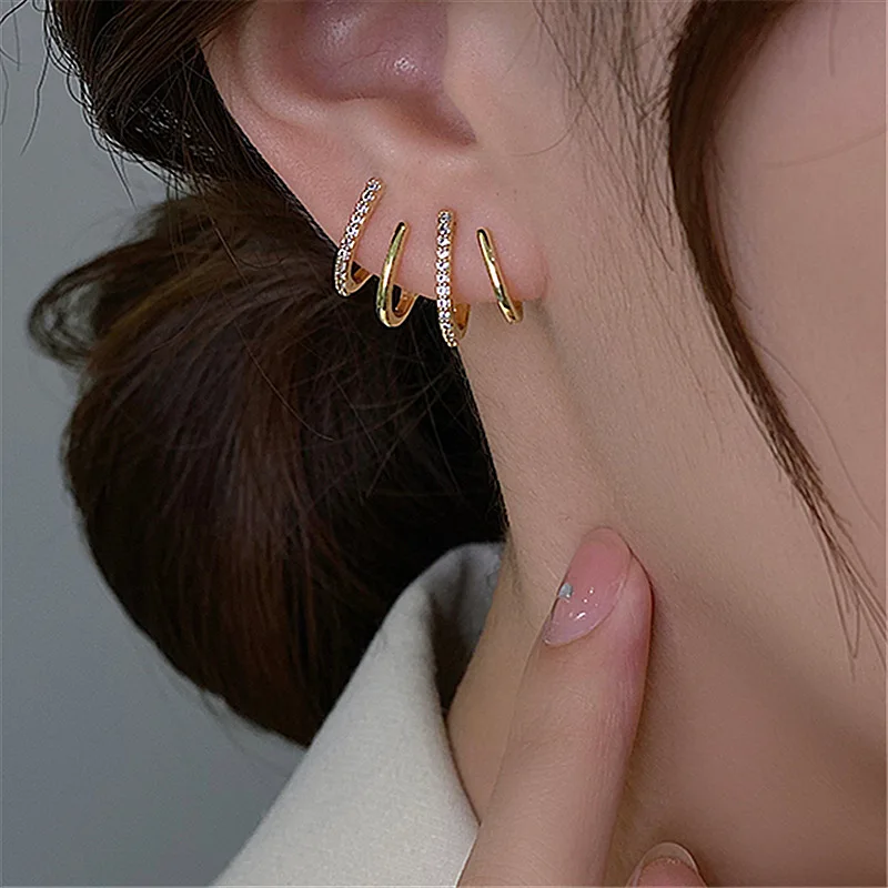 New Arrival Stud Earrings Fashion Metal Women Classic Female Zircon Simple Cute Trendy Female Jewelry
New Arrival Stud Earrings Fashion Metal Women Classic Female Zircon Simple Cute Trendy Female Jewelry
