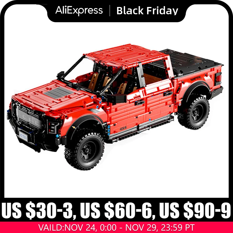 Technical Car T5014 F-150 Raptors Bricks Building Blocks SUV Pick-Up Truck Toys For Children Gift Sets Assembling Models Moc
Technical Car T5014 F-150 Raptors Bricks Building Blocks SUV Pick-Up Truck Toys For Children Gift Sets Assembling Models Moc