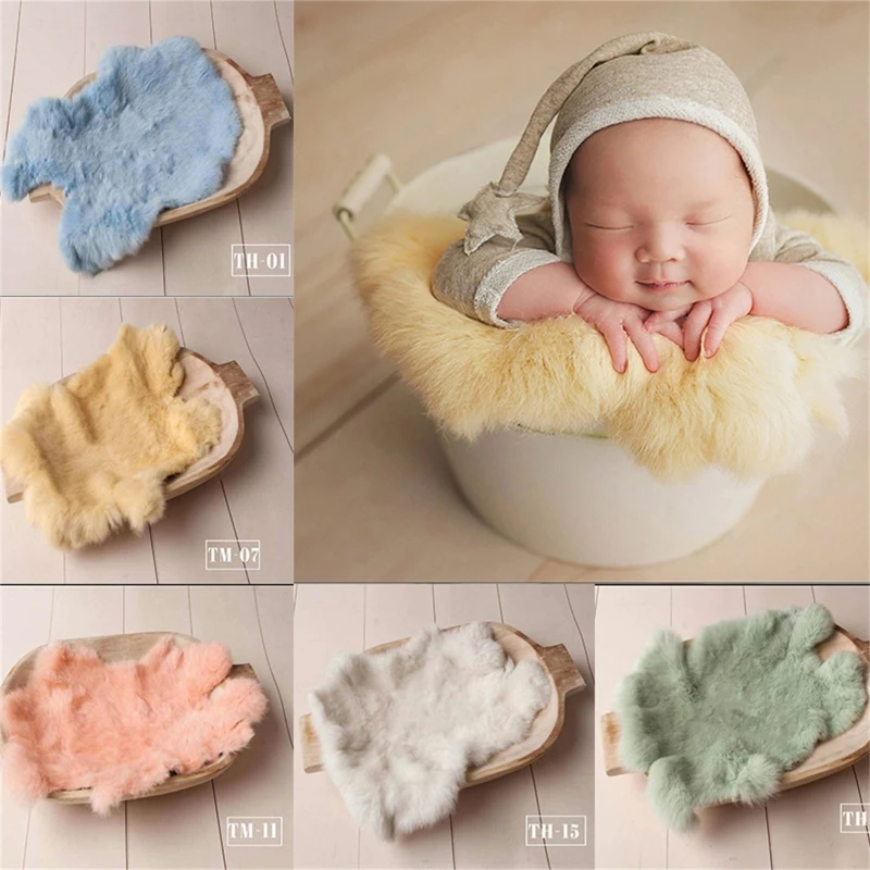 Baby Photography Rabbit Fur Blanket Newborn Basket Filler Carpet Background Newborn Photo Shooting Backdrop Cushion
Baby Photography Rabbit Fur Blanket Newborn Basket Filler Carpet Background Newborn Photo Shooting Backdrop Cushion