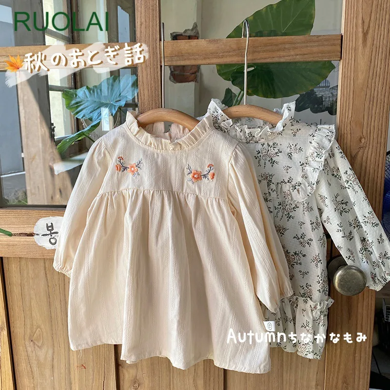 Girl Dress 2023 Spring New Baby Pint Flower Girl's Dress Doll-Collar Long Sleeve Dress Princess Dress
Girl Dress 2023 Spring New Baby Pint Flower Girl's Dress Doll-Collar Long Sleeve Dress Princess Dress