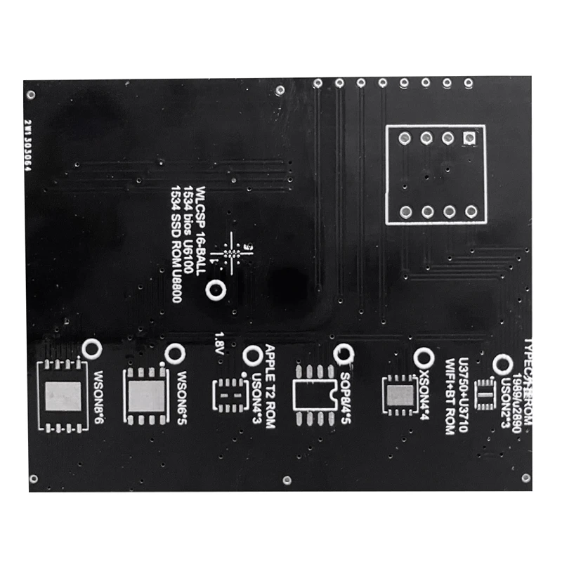 T2 Chip Read And Write Bios Socket For Air T2 Ssd Rom Typec Rom Holder
T2 Chip Read And Write Bios Socket For Air T2 Ssd Rom Typec Rom Holder