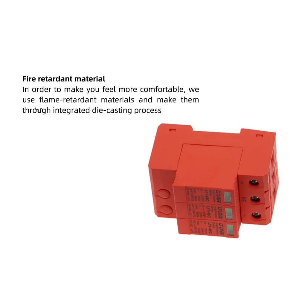 House Surge Protector Low-voltage Electrical Corrosion Resistant Arrester Protection Device Household Security DC1000V 
House Surge Protector Low-voltage Electrical Corrosion Resistant Arrester Protection Device Household Security DC1000V