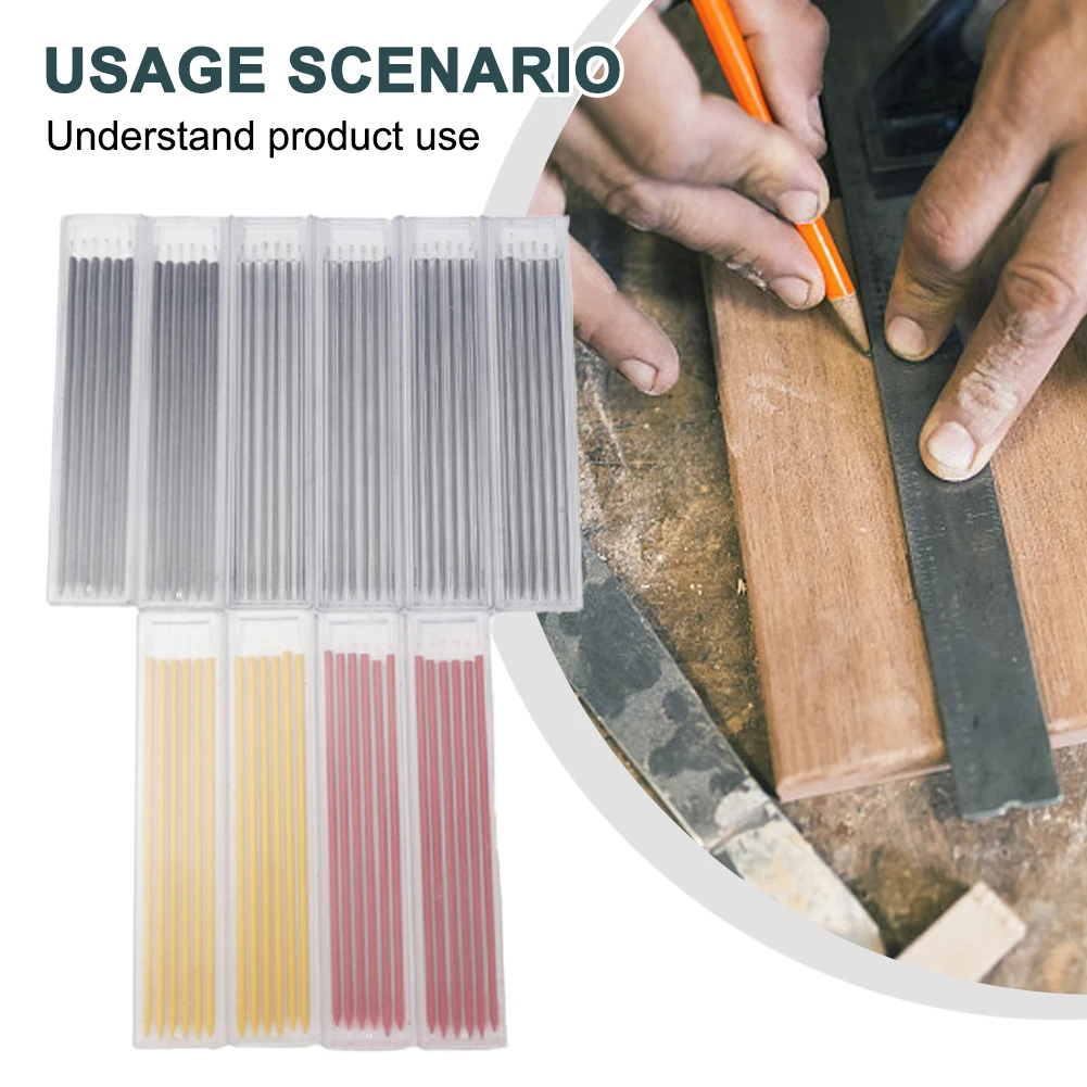 Solid Carpenter Pencil Set Woodworking Tools Mechanical Pencil 3 Colors Refill Construction Job Tools Carpentry Marking Scriber
Solid Carpenter Pencil Set Woodworking Tools Mechanical Pencil 3 Colors Refill Construction Job Tools Carpentry Marking Scriber