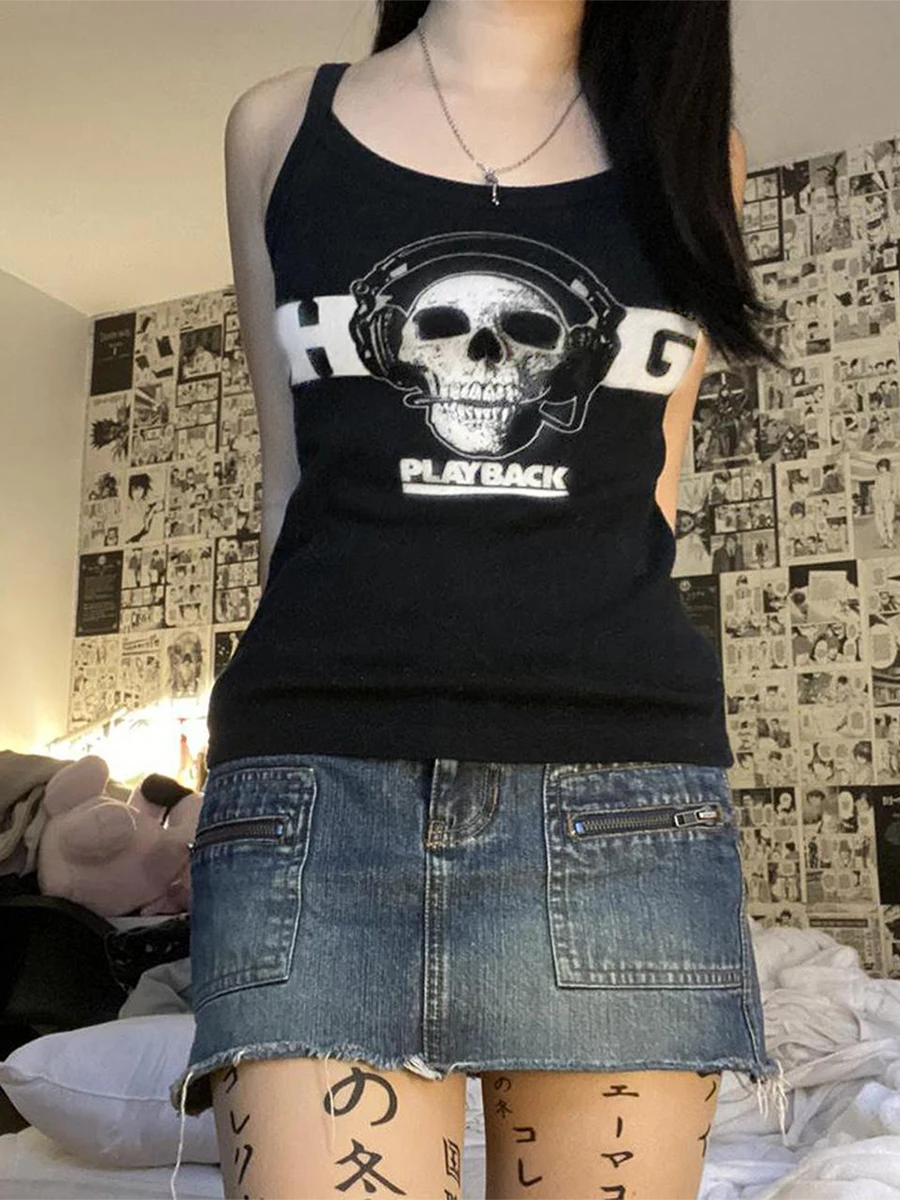 Женский винтажный корсет на шнуровке, майки, топы в готическом стиле, летние футболки без рукавов с круглым вырезом, Базовые укороченные топы гранж
Женский винтажный корсет на шнуровке, майки, топы в готическом стиле, летние футболки без рукавов с круглым вырезом, Базовые укороченные топы гранж