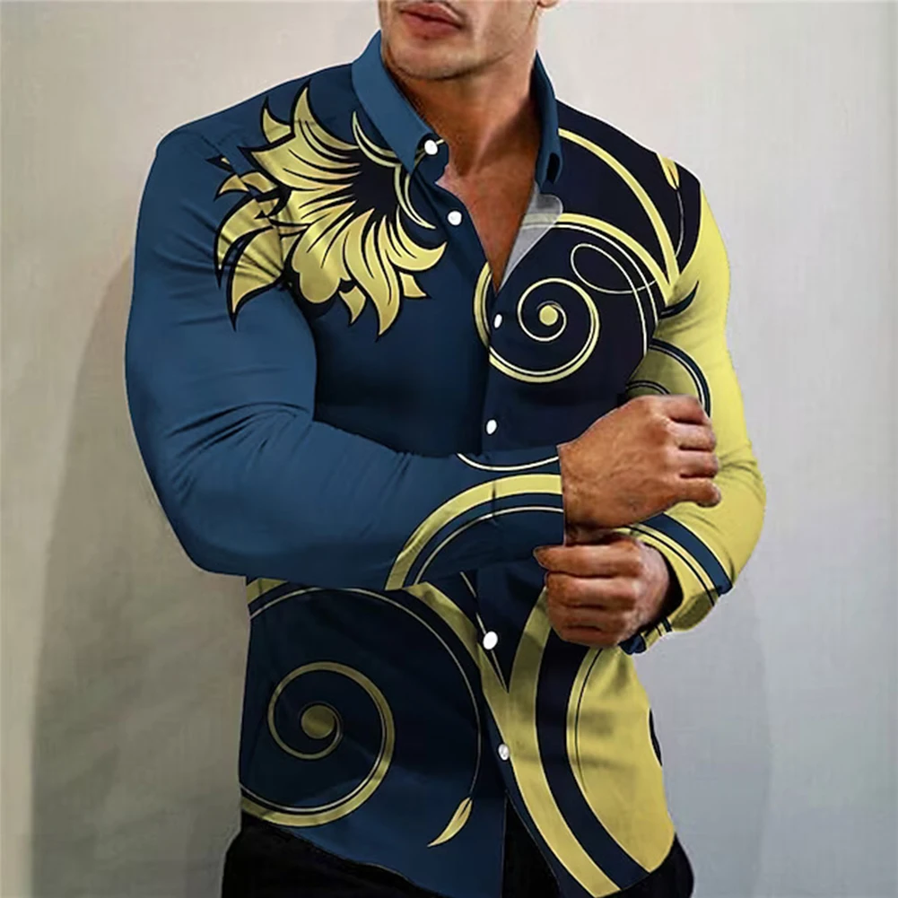 Comfy Fashion Mens Shirt Tops Long Sleeve Male Muscle Blouse Party Printed Regular Spring Blouse Summer Breathable
Comfy Fashion Mens Shirt Tops Long Sleeve Male Muscle Blouse Party Printed Regular Spring Blouse Summer Breathable