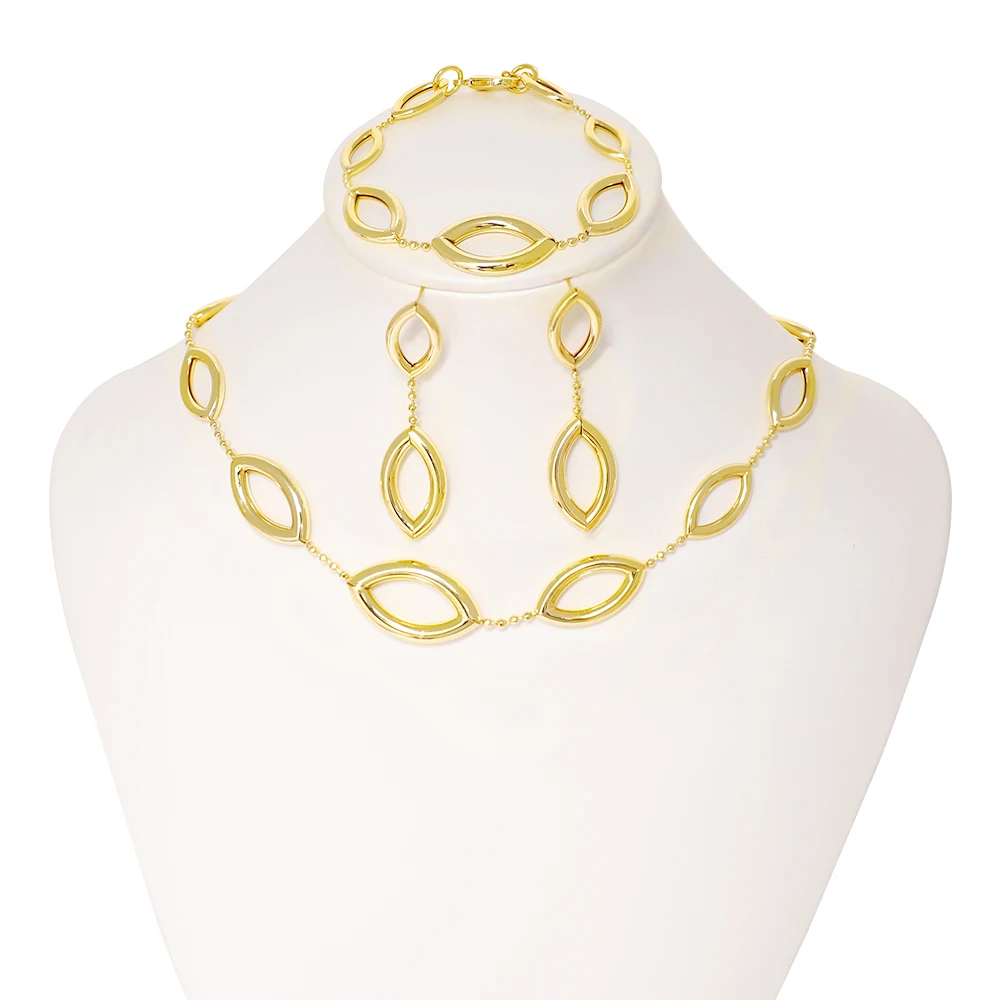 Boutique Jewelry Set Wholesale New Dubai Gold Color Jewelry Fashion Necklace For Women Wedding Necklace Sets Jewelry Accessories
Boutique Jewelry Set Wholesale New Dubai Gold Color Jewelry Fashion Necklace For Women Wedding Necklace Sets Jewelry Accessories
