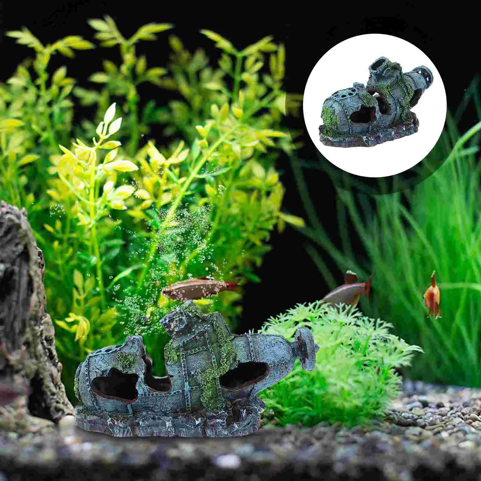 Submarine Fish And Shrimp House Aquarium Shipwreck Decoration Ornament Embellishments Hideout Figurines Toy Betta Cave
Submarine Fish And Shrimp House Aquarium Shipwreck Decoration Ornament Embellishments Hideout Figurines Toy Betta Cave