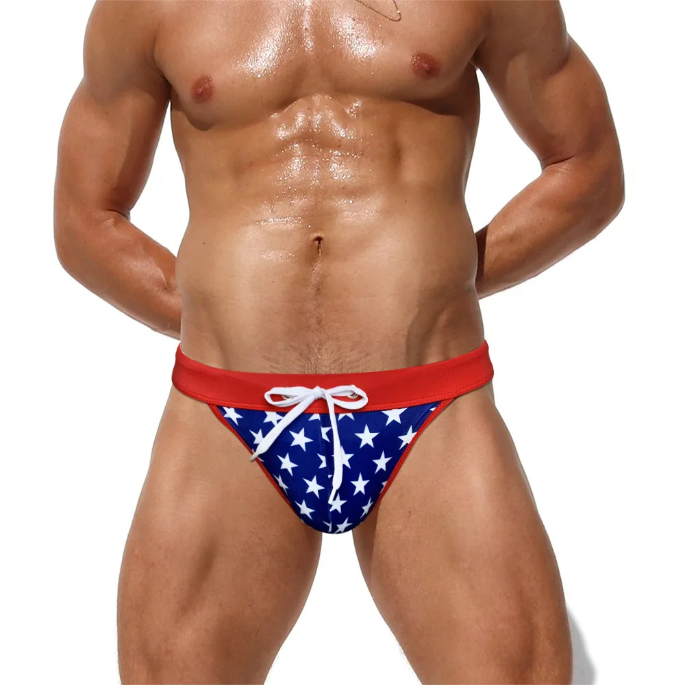 Sexy Gay Men Swim Underwear Star Pouch Bikini Swimwear Beach Shorts Swimsuit Male Bathing Suit Tanga Desmiit Zwembroek Sunga
Sexy Gay Men Swim Underwear Star Pouch Bikini Swimwear Beach Shorts Swimsuit Male Bathing Suit Tanga Desmiit Zwembroek Sunga