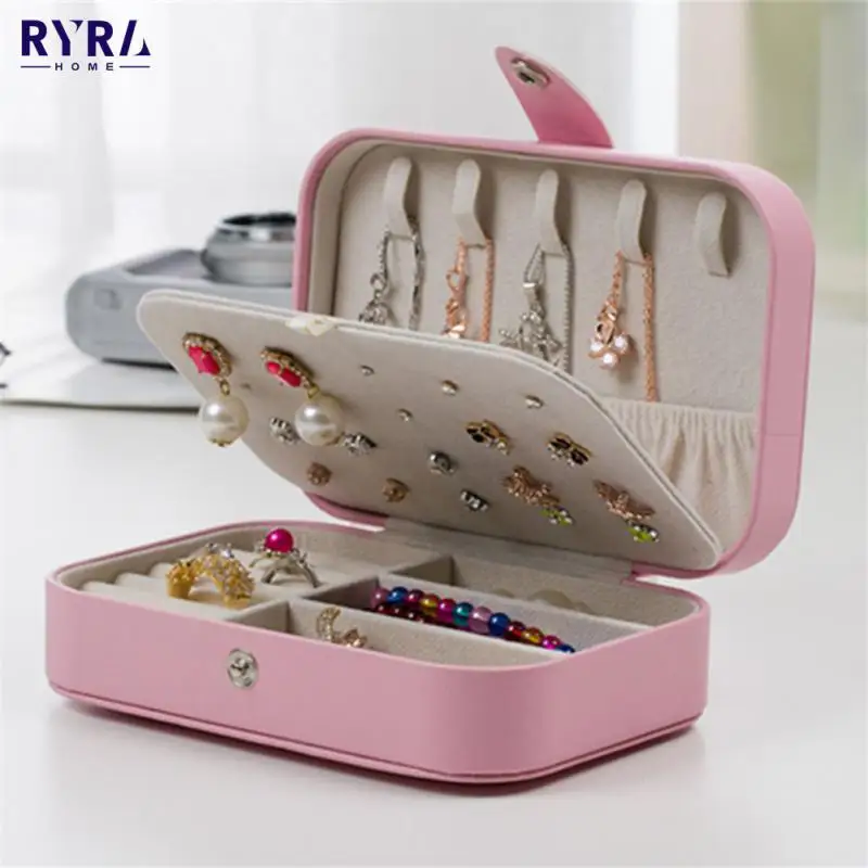 Waterproof Jewelry Box Travel Portable Jewelry Case Button Leather Storage Box Women Earring Ring Necklace Jewellery Organizer
Waterproof Jewelry Box Travel Portable Jewelry Case Button Leather Storage Box Women Earring Ring Necklace Jewellery Organizer