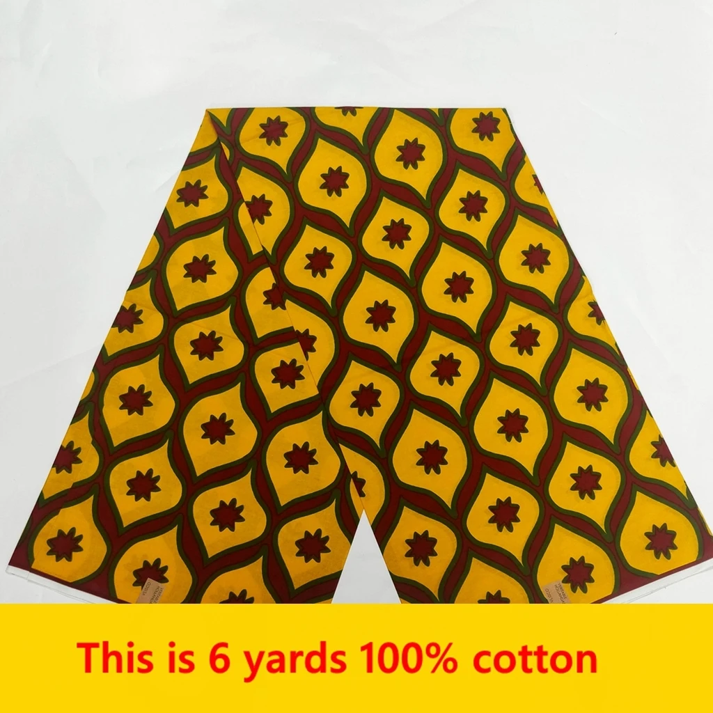 2022 Hot Sale 100% Cotton Veritable African Wax Print Fabric Real Wax African Ankara Fabric 6 yards Ghana Loincloth SOFT 6Yard
2022 Hot Sale 100% Cotton Veritable African Wax Print Fabric Real Wax African Ankara Fabric 6 yards Ghana Loincloth SOFT 6Yard