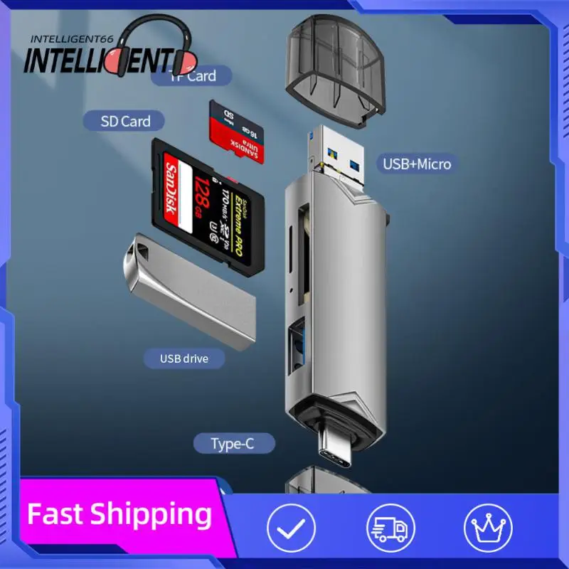Type-c Otg Universal Otg Tf/sd Card High Speed Reader Foldable Otg Adapter 6 In 1 Phone Accessories Type-c3.0 Liuhe Card Reader
Type-c Otg Universal Otg Tf/sd Card High Speed Reader Foldable Otg Adapter 6 In 1 Phone Accessories Type-c3.0 Liuhe Card Reader
