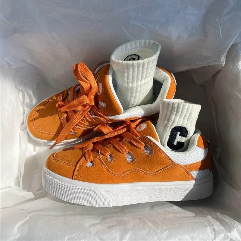 Мужские и женские кроссовки в стиле ретро, оранжевые кроссовки с низким верхом, спортивная обувь для скейтборда, 2023
Мужские и женские кроссовки в стиле ретро, оранжевые кроссовки с низким верхом, спортивная обувь для скейтборда, 2023