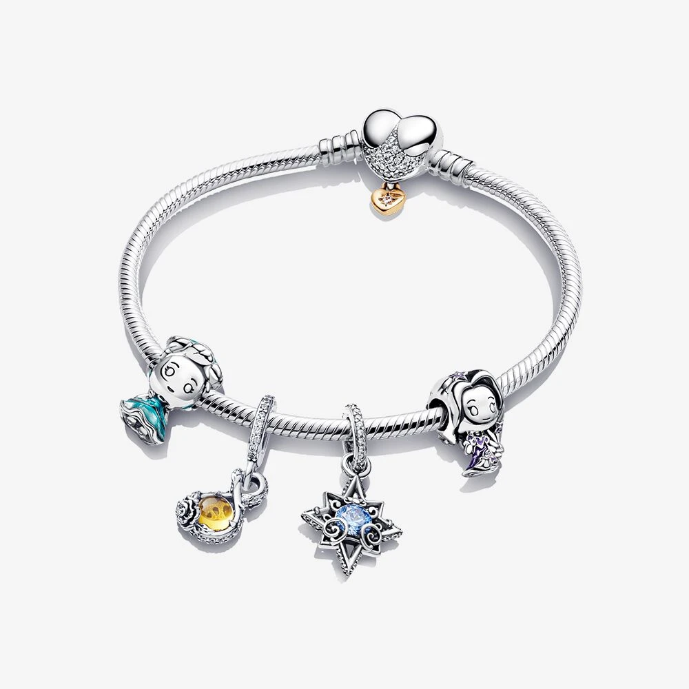 925 sterling silver pendant bracelet princess romantic same paragraph original bracelet beaded heart-shaped snake bone chain
925 sterling silver pendant bracelet princess romantic same paragraph original bracelet beaded heart-shaped snake bone chain