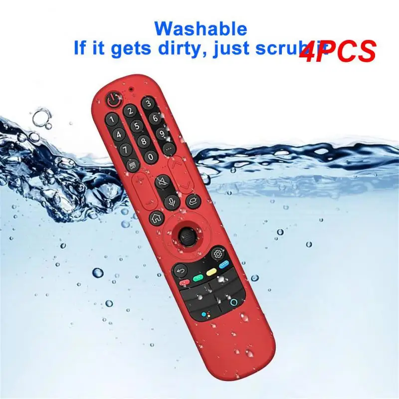 4PCS Remote Control Cover Reliable Non-slip Shockproof Easy To Clean Durable Easy-to-clean Remote Control Cover Storage Box
4PCS Remote Control Cover Reliable Non-slip Shockproof Easy To Clean Durable Easy-to-clean Remote Control Cover Storage Box