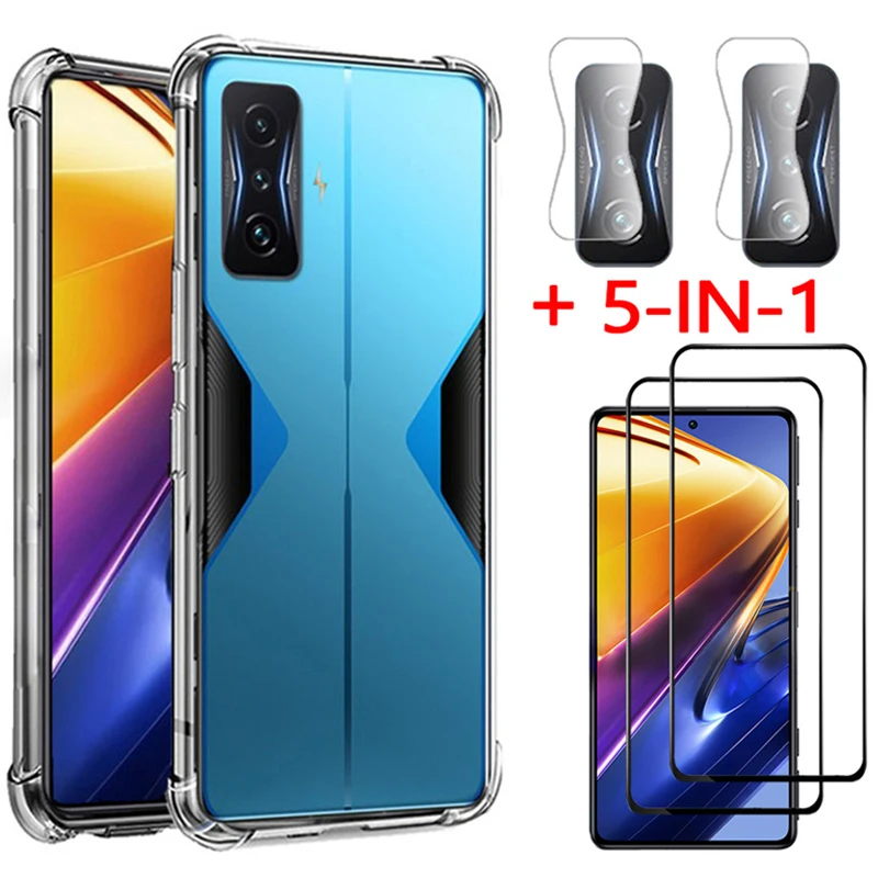 Poco F4 GT Case,Tempered Glass + Case for Poko F4 GT 5G Phone Cases Pocophone F4 Pro Xiaomi Poco F4 GT Shockproof Silicone Cover
Poco F4 GT Case,Tempered Glass + Case for Poko F4 GT 5G Phone Cases Pocophone F4 Pro Xiaomi Poco F4 GT Shockproof Silicone Cover